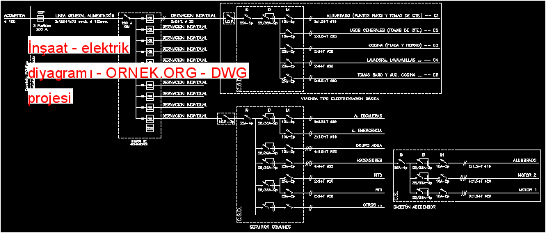İnşaat - elektrik diyagramı