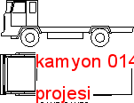 kamyon 014 Autocad Çizimi