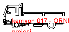 kamyon 017 Autocad Çizimi