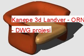Kanepe 3d Landver Autocad Çizimi