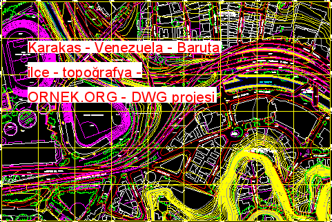 Karakas - Venezuela - Baruta ilçe - topoğrafya