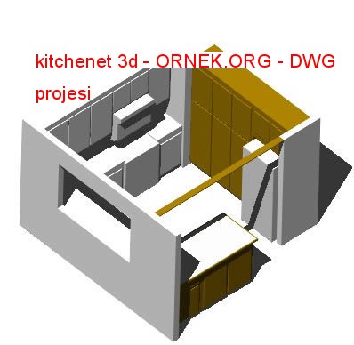 kitchenet 3d