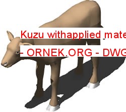 Kuzu withapplied materiaals