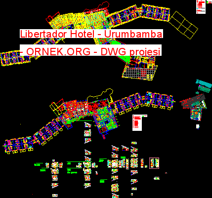 Libertador Hotel - Urumbamba Autocad Çizimi