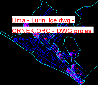 Lima - Lurin ilçe dwg