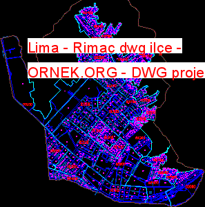 Lima - Rimac dwg ilçe Autocad Çizimi