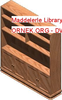 Maddelerle Library 3d