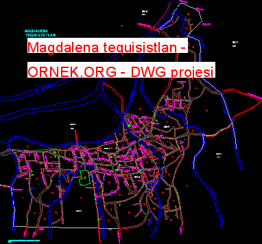 Magdalena tequisistlan Autocad Çizimi