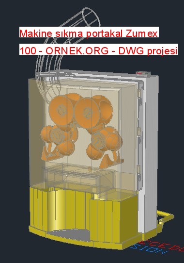 Makine sıkma portakal Zumex 100
