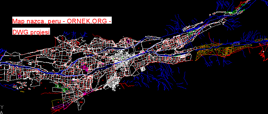 Map nazca, peru