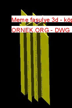 Meme fasulye 3d - köprü