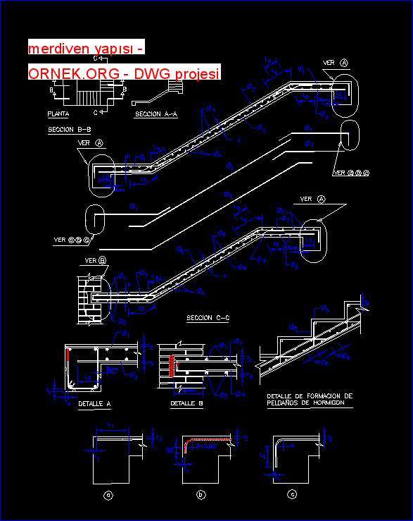 merdiven yapısı