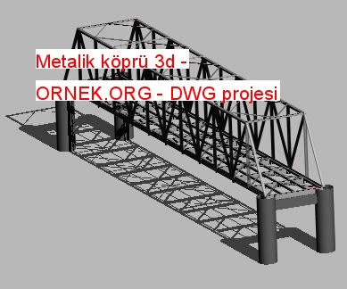 Metalik köprü 3d