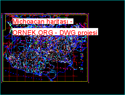 Michoacan haritası