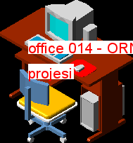 office 014 Autocad Çizimi