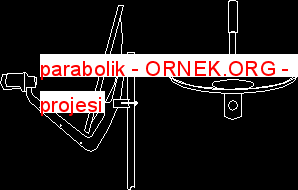 parabolik Autocad Çizimi
