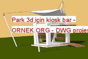 Park 3d için kiosk bar