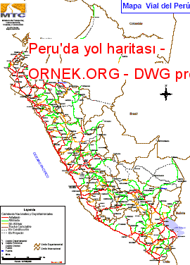 Peru'da yol haritası