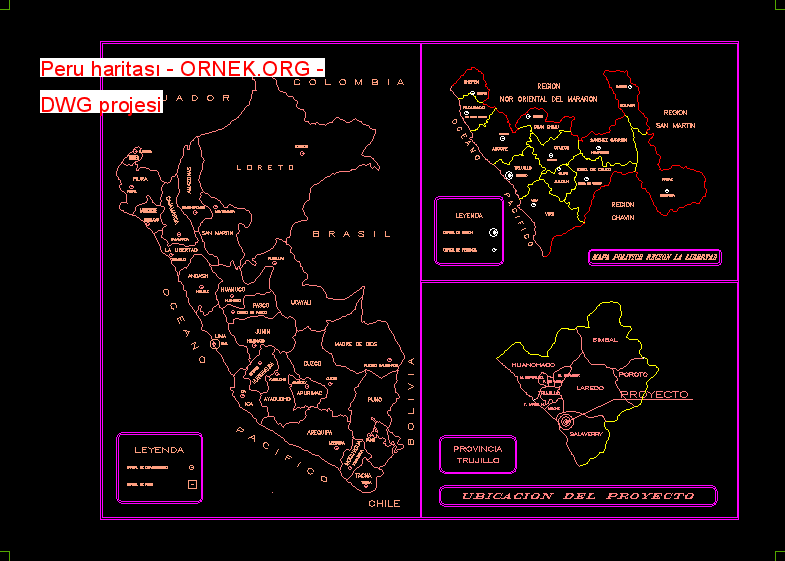 Peru haritası
