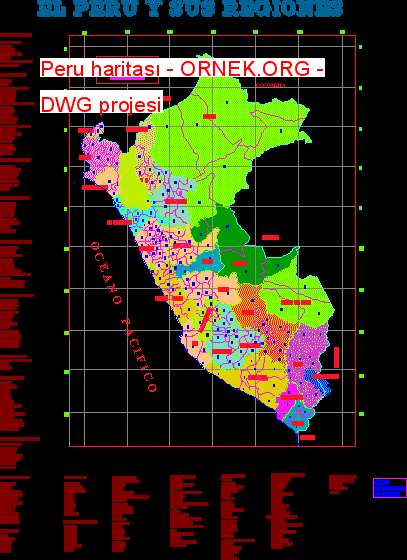 Peru haritası