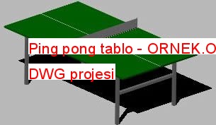Ping pong tablo