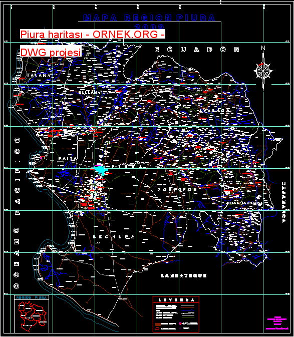 Piura haritası