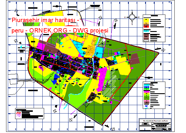 Piuraşehir imar haritası - peru