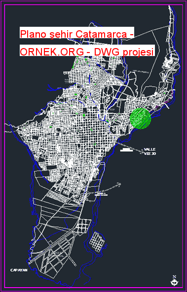 Plano şehir Catamarca