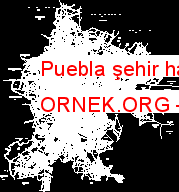Puebla şehir haritası