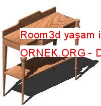 Room3d yaşam için mobilya