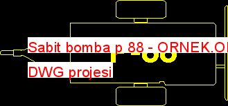 Sabit bomba p 88 Autocad Çizimi