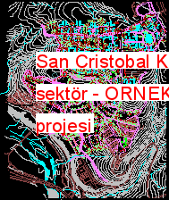 San Cristobal Kentsel sektör Autocad Çizimi