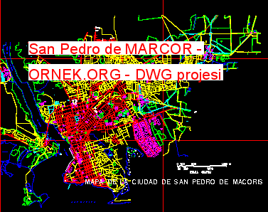 San Pedro de MARCOR Autocad Çizimi