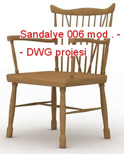 Sandalye 006 mod .