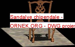 Sandalye chipendale