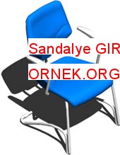Sandalye GIROFLEX 3d