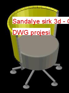 Sandalye sirk 3d