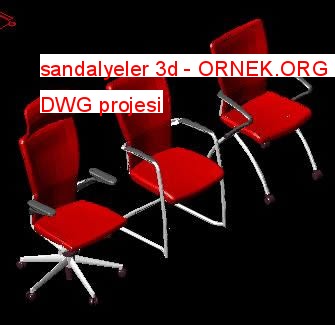 sandalyeler 3d