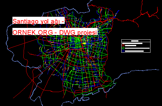 Santiago yol ağı