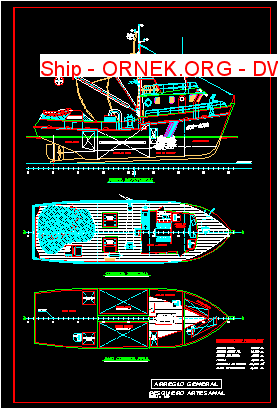 Ship Autocad Çizimi
