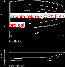 Sophia tekne Autocad Çizimi