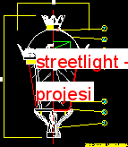 streetlight Autocad Çizimi