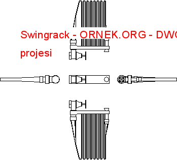 Swingrack Autocad Çizimi