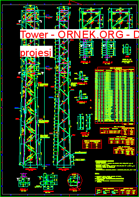 Tower Autocad Çizimi