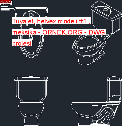 Tuvalet, helvex modeli tt1 , meksika