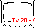 Tv 20 Autocad Çizimi
