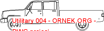 Utilitary 004 Autocad Çizimi