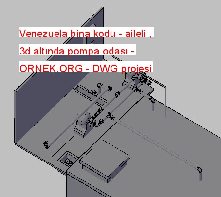Venezuela bina kodu - aileli , 3d altında pompa odası
