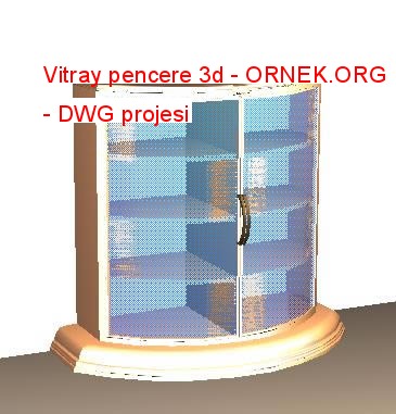 Vitray pencere 3d Autocad Çizimi