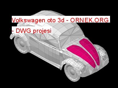 Volkswagen oto 3d